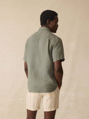 Short-Sleeve Laguna Linen Shirt - Spruce