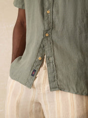 Short-Sleeve Laguna Linen Shirt - Spruce
