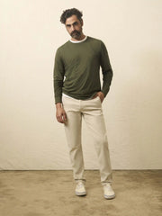 Long-Sleeve Sunwashed Tee - Fall Evergreen