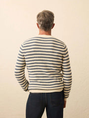 Sunwashed Crewneck Sweater - Booth Island Stripe