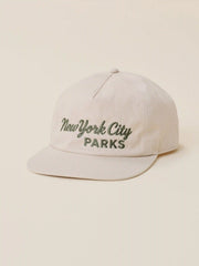 Faherty x Parks Project NYC Parks Pinch Front Twill Hat - Khaki
