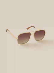 Waverly Sunglasses - Satin Gold