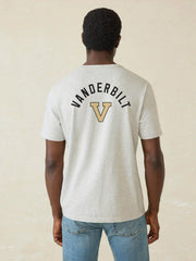 Vanderbilt University Sunwashed Regenerative Pocket Tee - Granite Heather