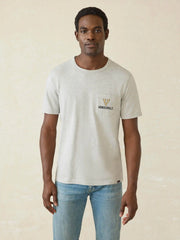 Vanderbilt University Sunwashed Regenerative Pocket Tee - Granite Heather