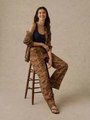 Laidback Linen Pant - Victorian Garden