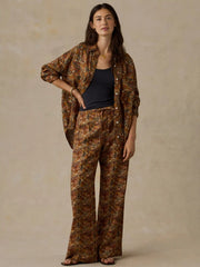 Laidback Linen Pant - Victorian Garden