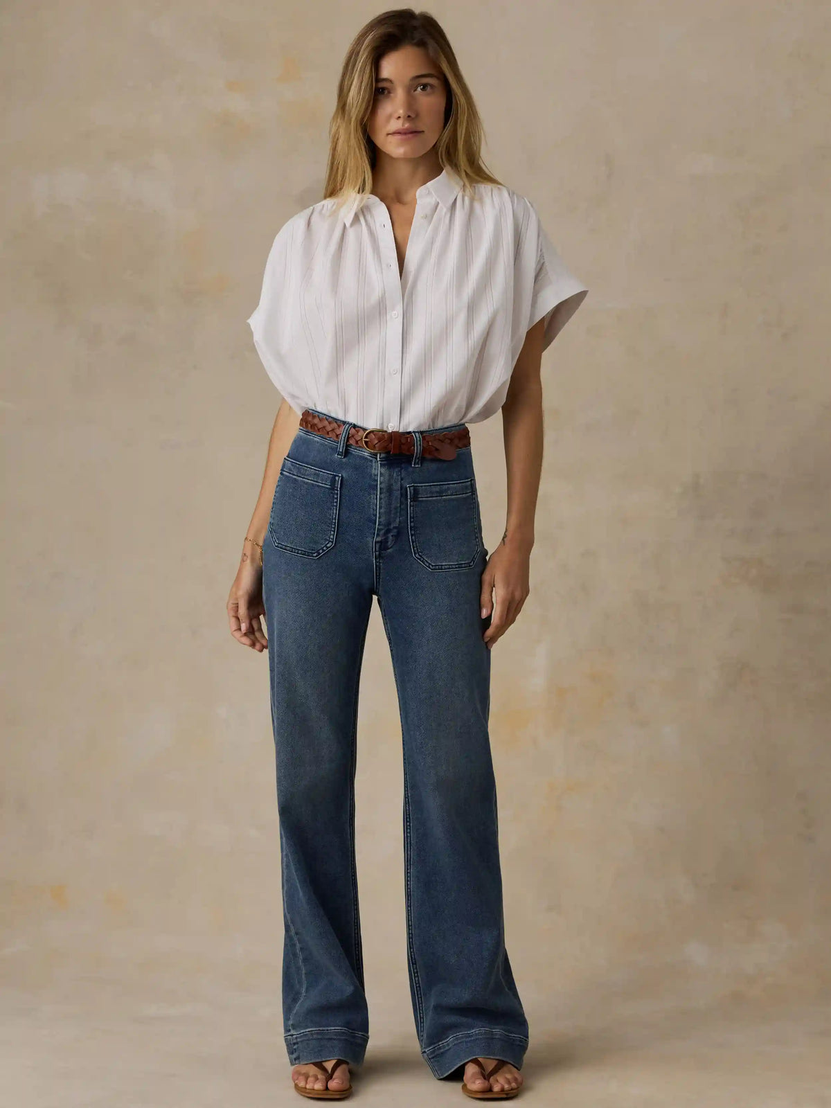 Stretch Terry Patch Pocket Pant - Riverton