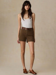 Stretch Terry Sailor Short - Walnut