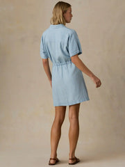 Tried & True Oakley Dress - Bluewater Stripe