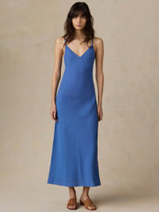 Mia Slip Dress - Paradise Blue