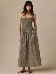 Coastal Poplin Lucia Dress - Bloom Trail Floral