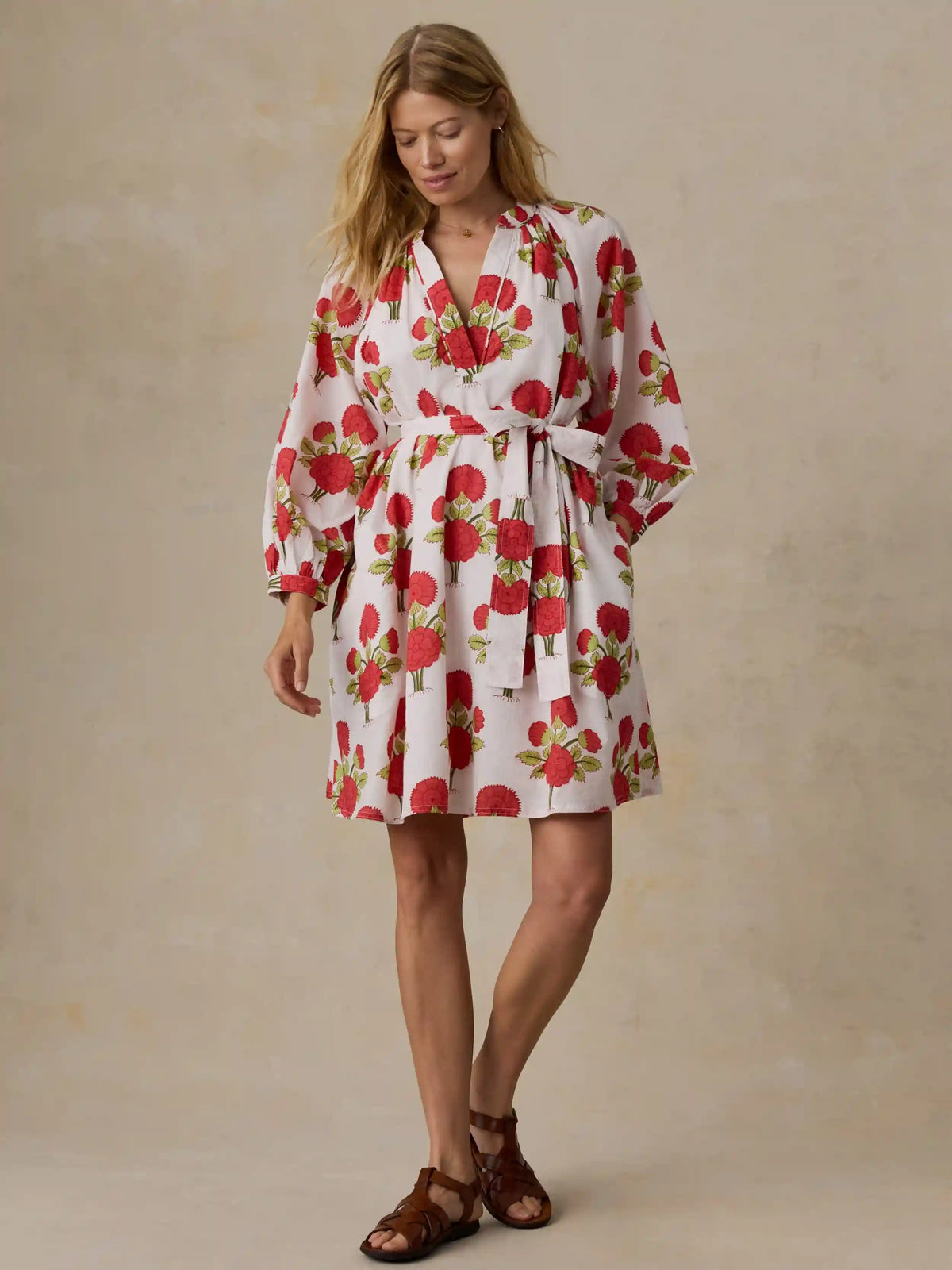 Voile Kaia Mini Dress - Bloom Poem