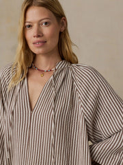 Dune Cotton Gauze Mina Dress - Mocha Mist