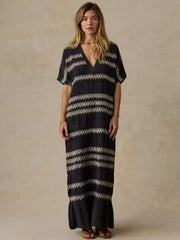 Selene Maxi Dress - Washed Black