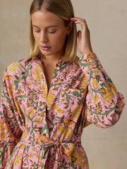 Voile Rio Shirtdress - Blossom Serenade