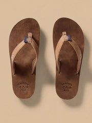 Faherty X REEF Drift Away Flip Flop - Dark Brown