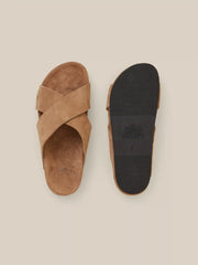 Women's Low Tide Suede Slide - Tan