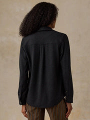 Legend™ Sweater Shirt - Heathered Black Twill