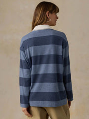 Legend™ Sweater Rugby Popover - Pacific Ride Stripe