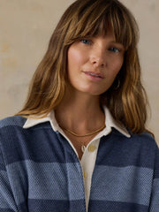 Legend™ Sweater Rugby Popover - Pacific Ride Stripe