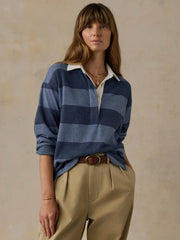 Legend™ Sweater Rugby Popover - Pacific Ride Stripe