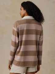 Legend™ Sweater Rugby Popover - Solar Sands Stripe