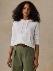 Sunwashed Organic Hoodie - White