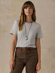 Sunwashed Regenerative Tee - Dune Grey Heather