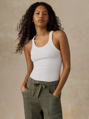 Surfside Rib Tank - White