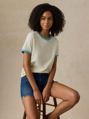 Sunwashed Regenerative Tee - Lemon Sorbet